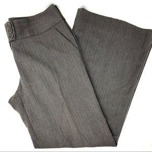 The Limited Cassidy Gray Herringbone Wide Leg Pant